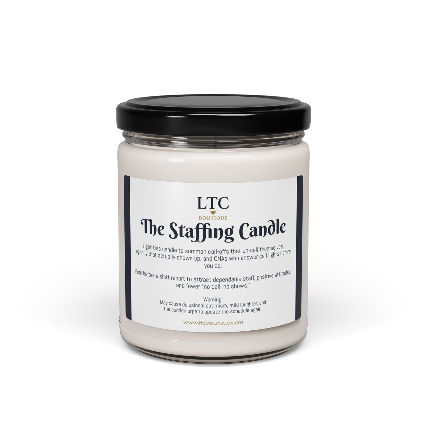 🕯️ The Staffing Candle – LTC Boutique Collection (9oz. Soy Candle)
