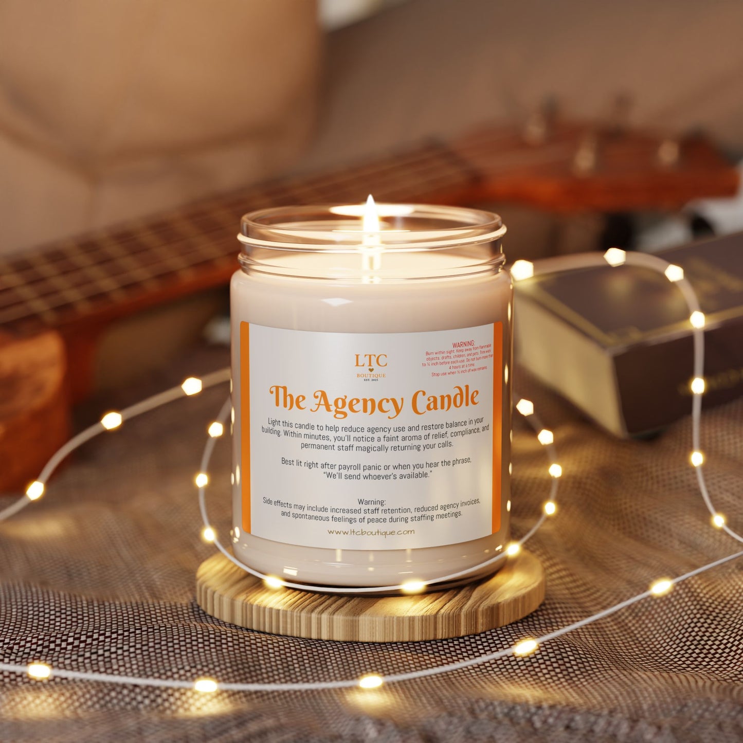 π―οΈ The Agency Candle β LTC Boutique Collection (9oz. Soy Candle)