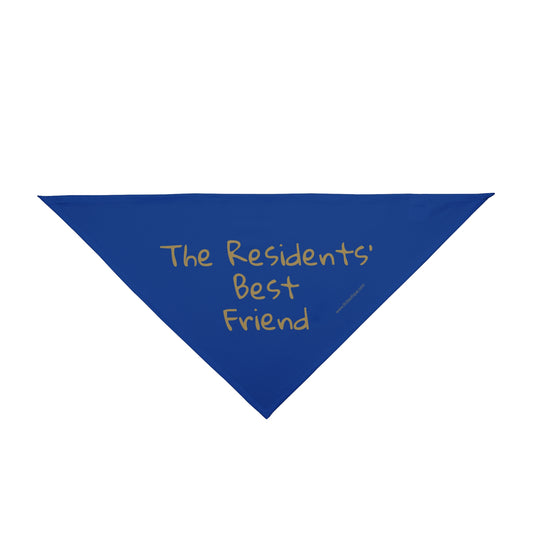 🐶 The Residents' Best Friend – LTC Boutique Pet Bandana (BLUE)
