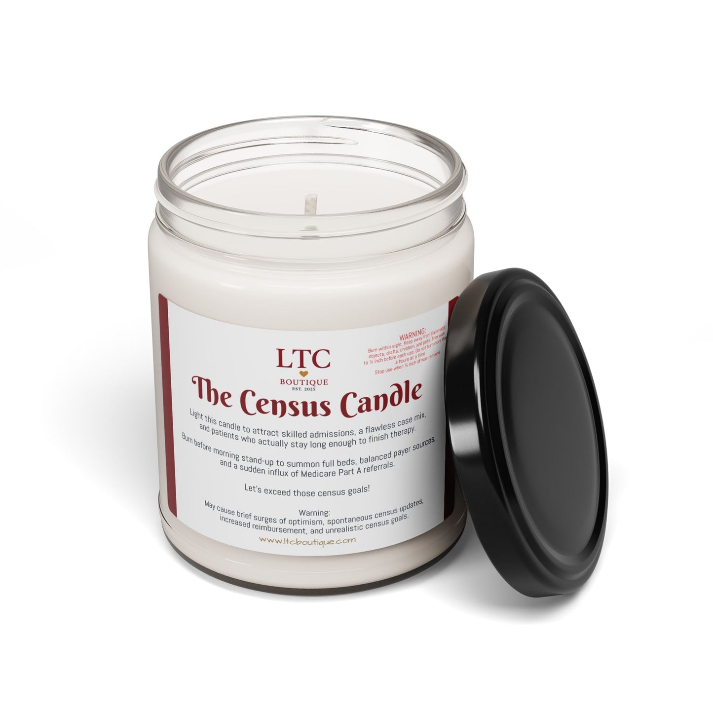 π―οΈ The Census Candle β LTC Boutique Collection (9oz. Soy Candle)