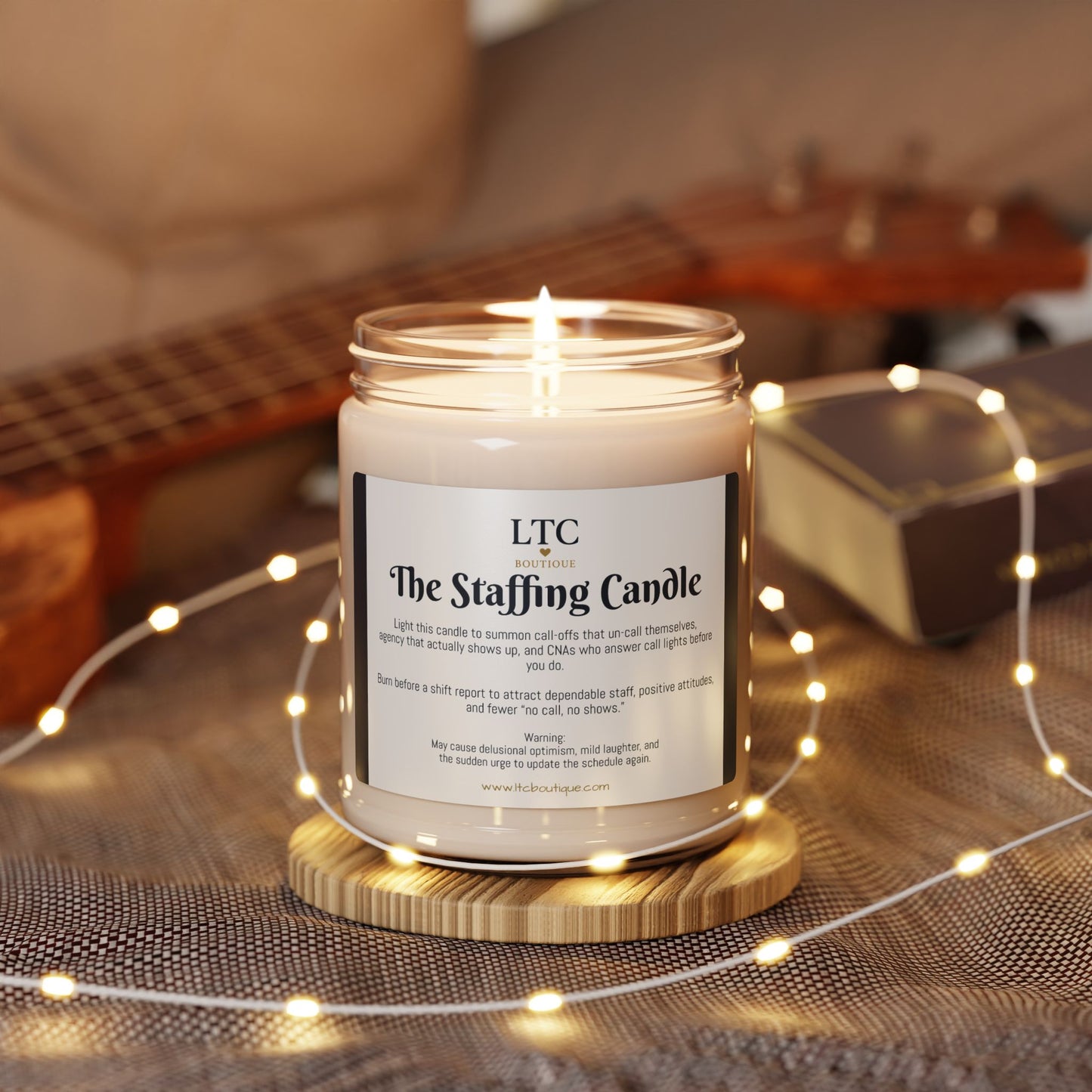 🕯️ The Staffing Candle – LTC Boutique Collection (9oz. Soy Candle)