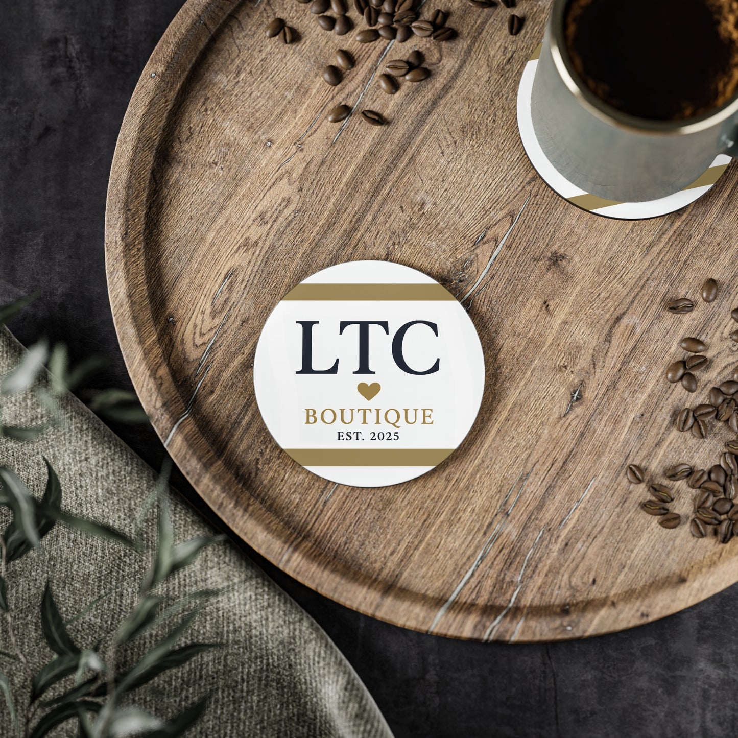 ☕ LTC Boutique Coasters – Est. 2025 Collection