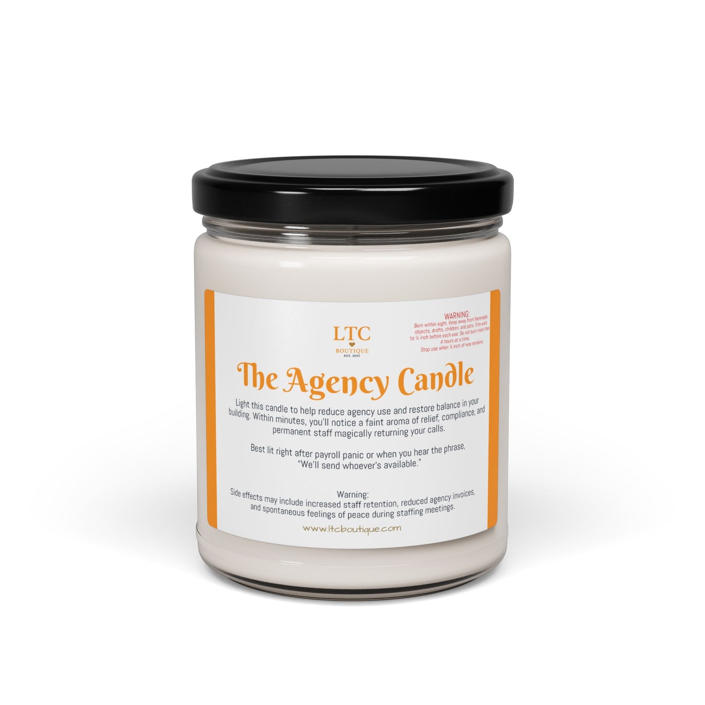 π―οΈ The Agency Candle β LTC Boutique Collection (9oz. Soy Candle)