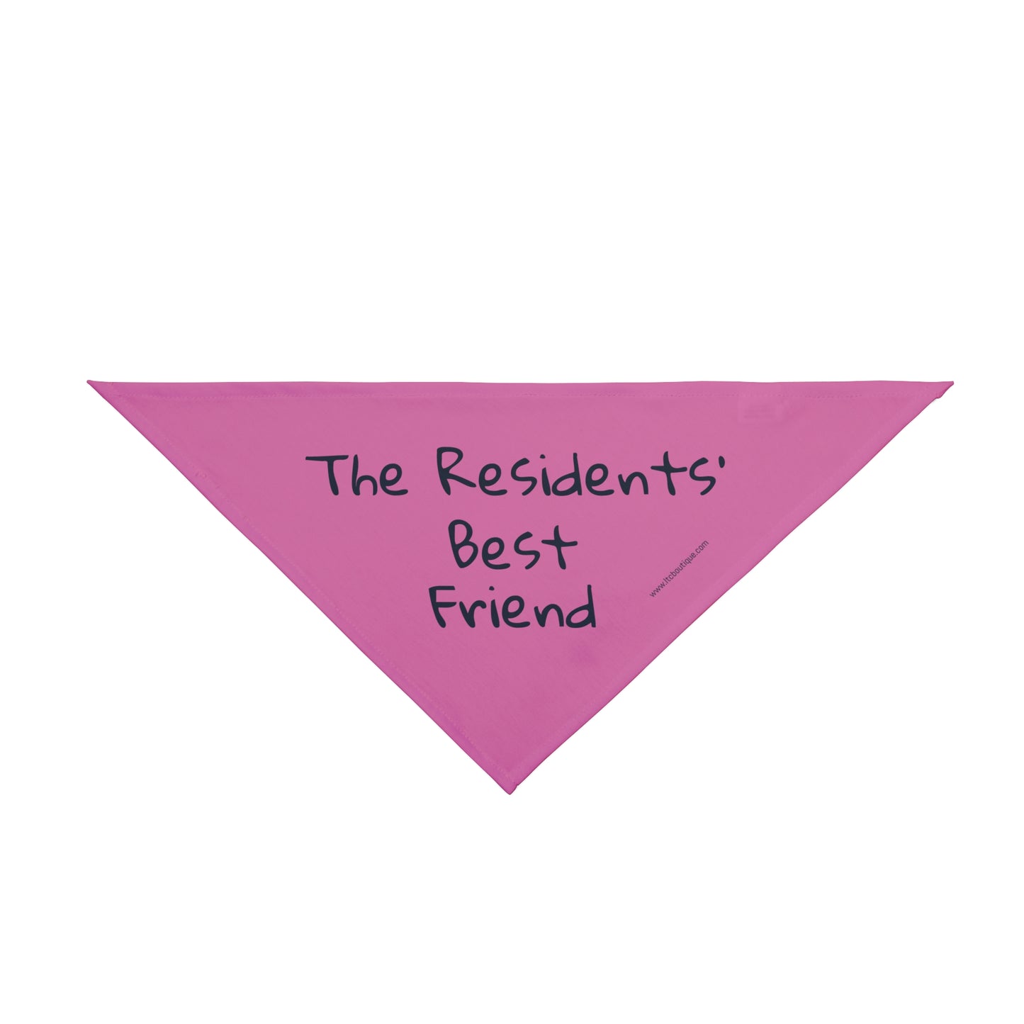 🐶 The Residents' Best Friend – LTC Boutique Pet Bandana (PINK)