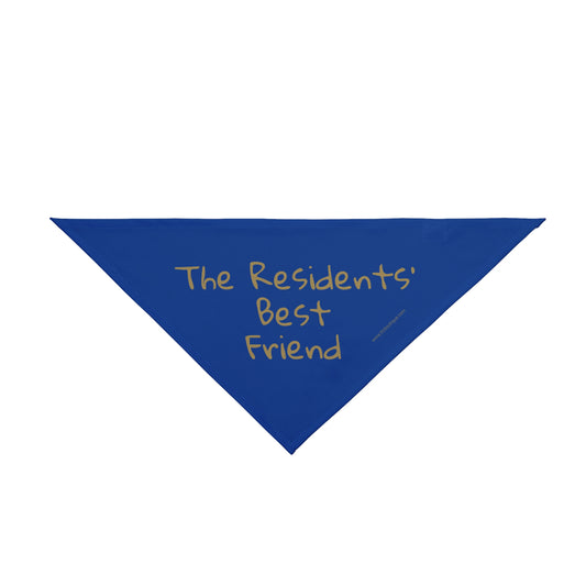 🐶 The Residents' Best Friend – LTC Boutique Pet Bandana (BLUE)