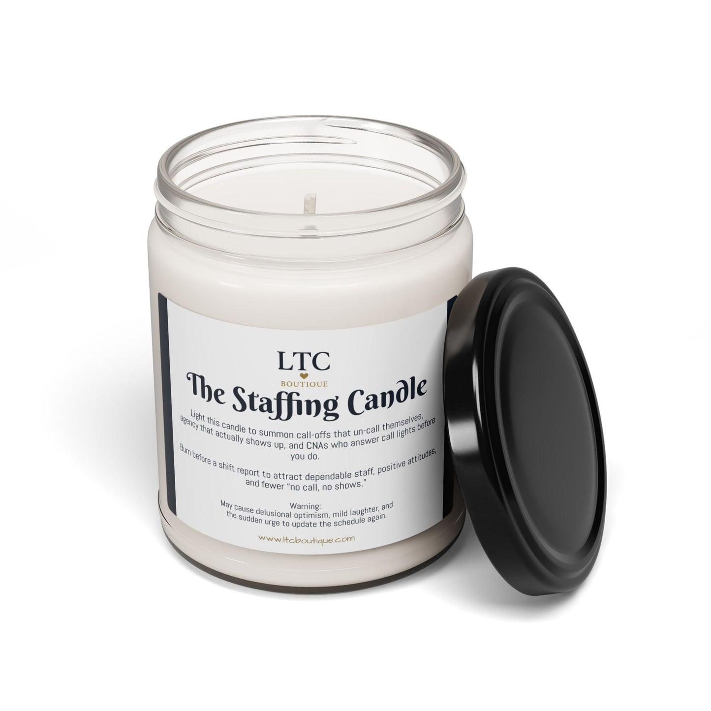 🕯️ The Staffing Candle – LTC Boutique Collection (9oz. Soy Candle)