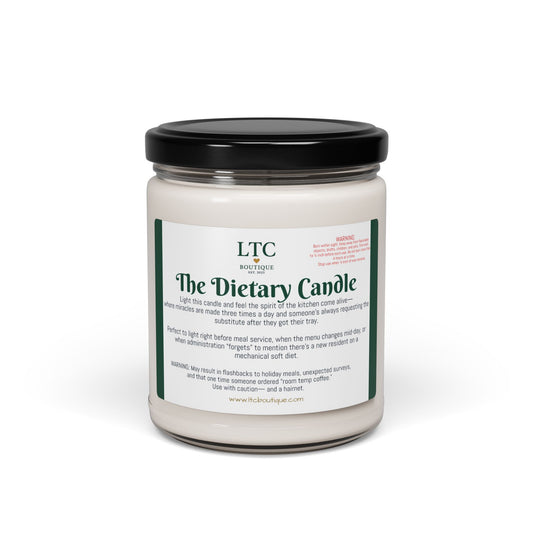 🕯️ The Dietary Candle – LTC Boutique Collection (9oz. Soy Candle)