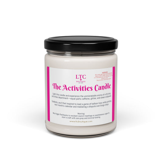 🕯️ The Activities Candle – LTC Boutique Collection (9oz. Soy Candle)