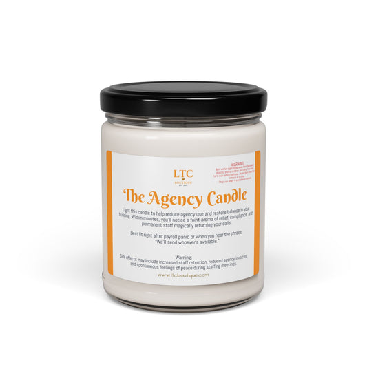 🕯️ The Agency Candle – LTC Boutique Collection (9oz. Soy Candle)