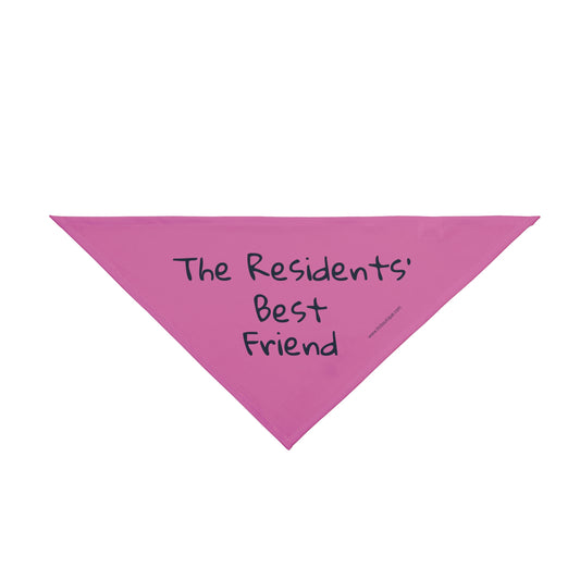 🐶 The Residents' Best Friend – LTC Boutique Pet Bandana (PINK)