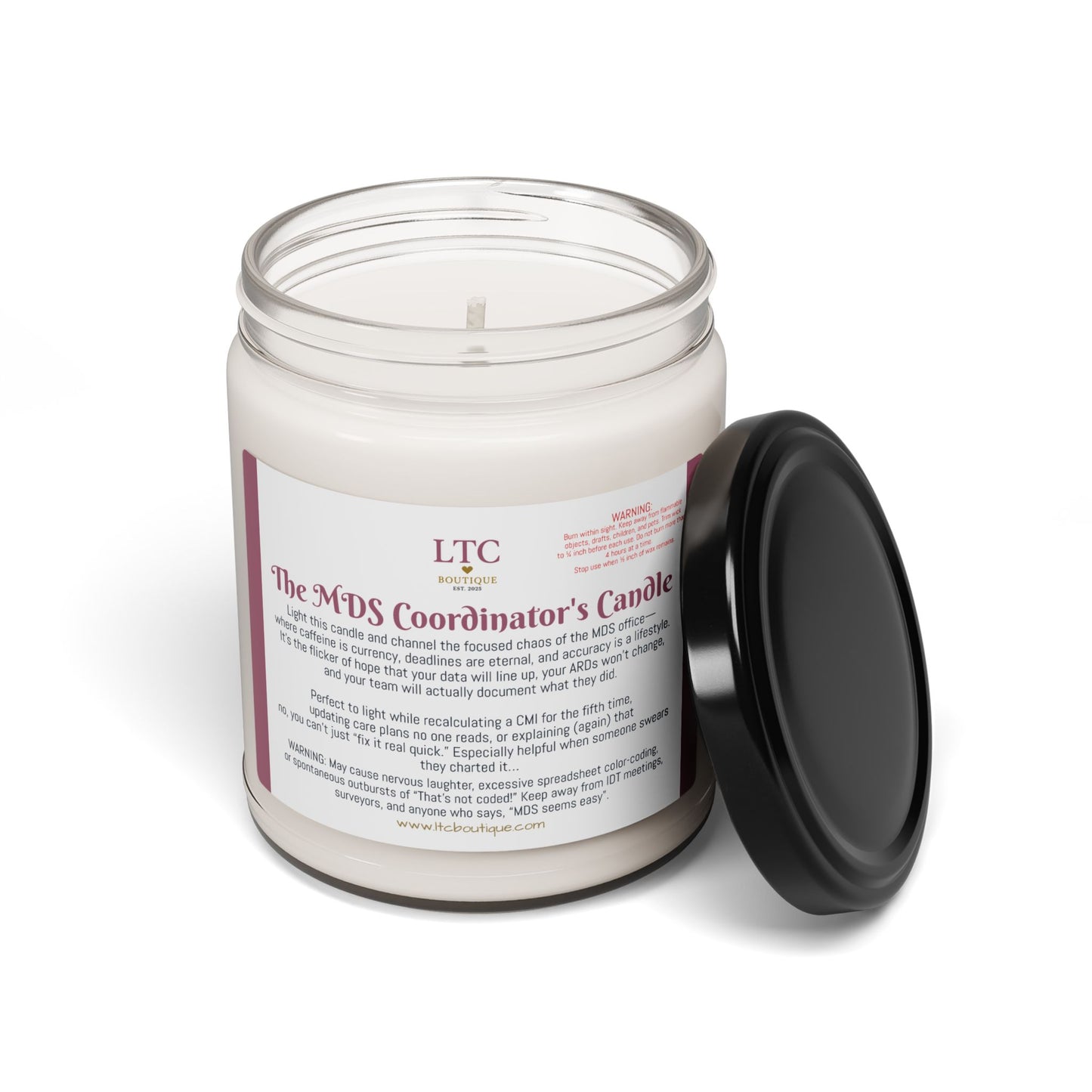 🕯️ The MDS Coordinator Candle – LTC Boutique Collection (9oz. Soy Candle)