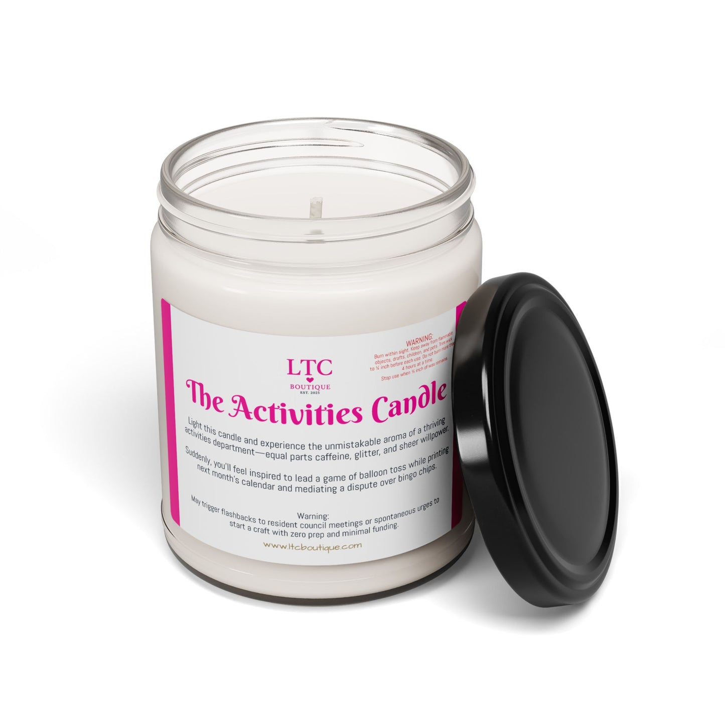 🕯️ The Activities Candle – LTC Boutique Collection (9oz. Soy Candle)