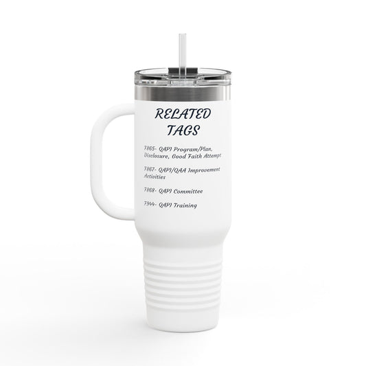 ☕ Life happens. For everything else, there’s QAPI (40 oz. Travel Tumbler)